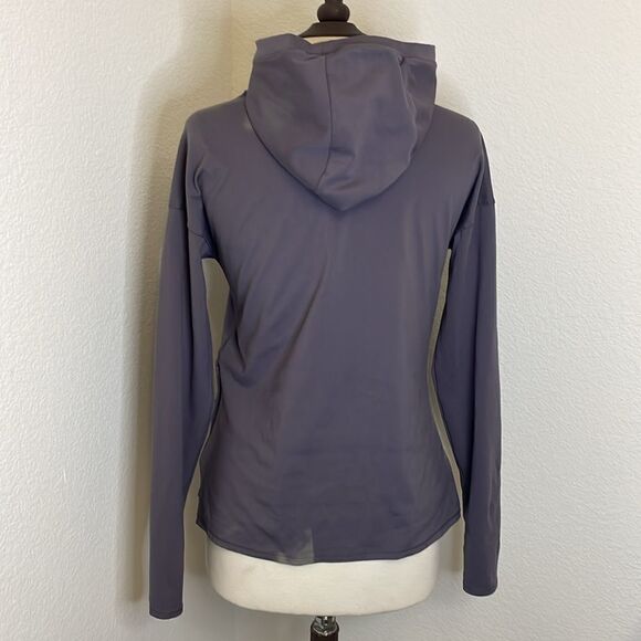 Yogalicious Purple Hodded Pullover Long Sleeve Top | size M - Picture 5 of 8